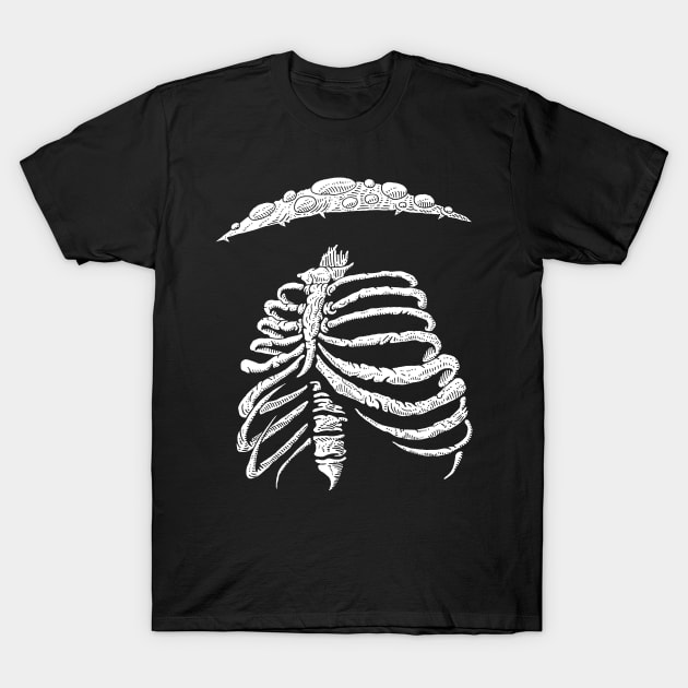 RIBCAGE SHROOM T-Shirt by DOODLESKELLY